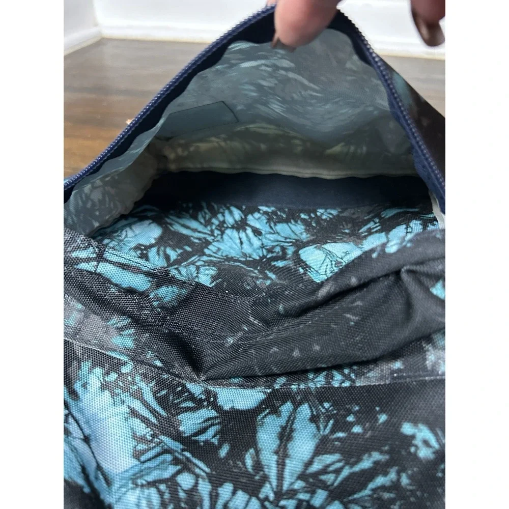 Burton Multi Colored Blue Backpack Adjustable Straps Some Staining Shown In Pics